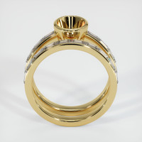 10K Yellow Gold Wedding Set Ring Setting Image