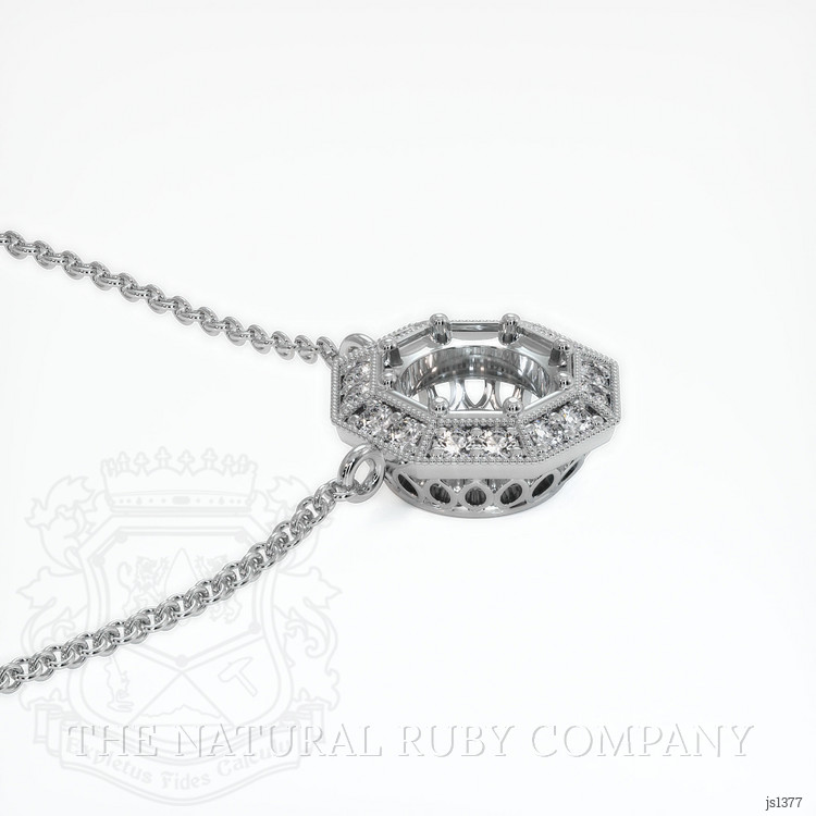 Silver Antique Style Necklace Setting