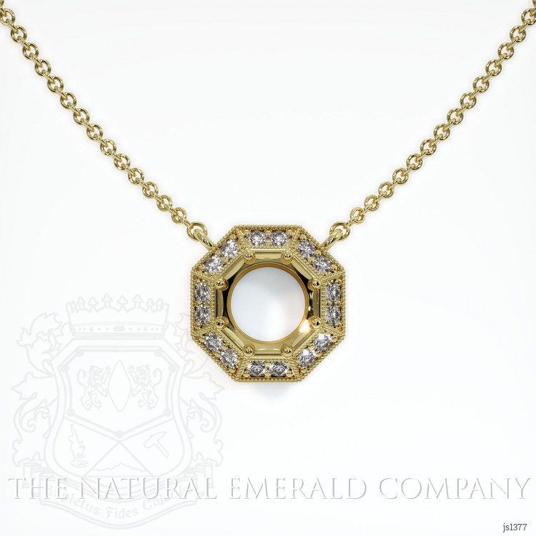  Emerald Necklace 2.95 Ct., 18K Yellow Gold