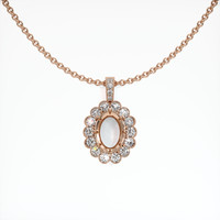 14K Rose Gold Antique Style Pendant Setting Video