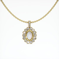 18K Yellow Gold Antique Style Pendant Setting Video