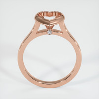 14K Rose Gold Accent Stones Ring Setting Image