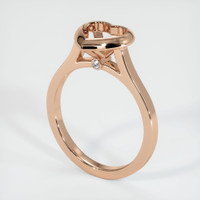 18K Rose Gold Accent Stones Ring Setting Video
