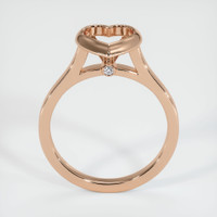 18K Rose Gold Accent Stones Ring Setting Image