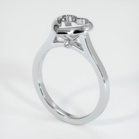 14K White Gold Accent Stones Ring Setting Video