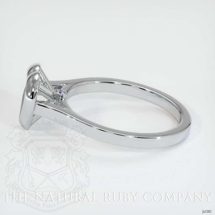 14K White Gold Accent Stones Ring Setting