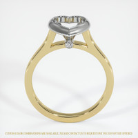 18K White & Yellow Accent Stones Ring Setting Image