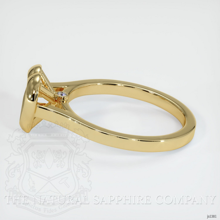 10K Yellow Gold Accent Stones Ring Setting