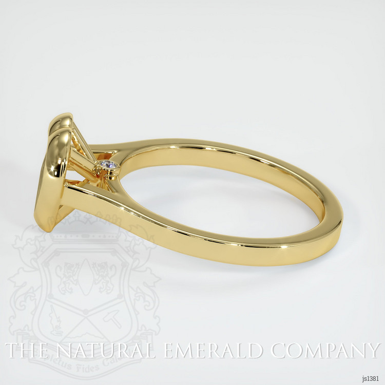 18K Yellow Gold Accent Stones Ring Setting