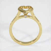 18K Yellow Gold Accent Stones Ring Setting Image