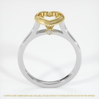 18K Yellow & White Accent Stones Ring Setting Image