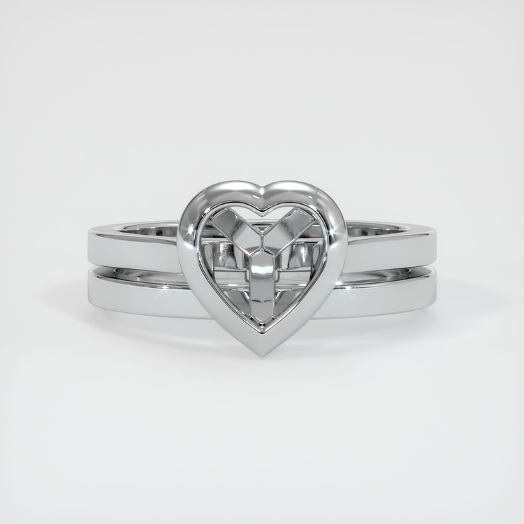 Platinum 950 Accent Stones Ring Setting