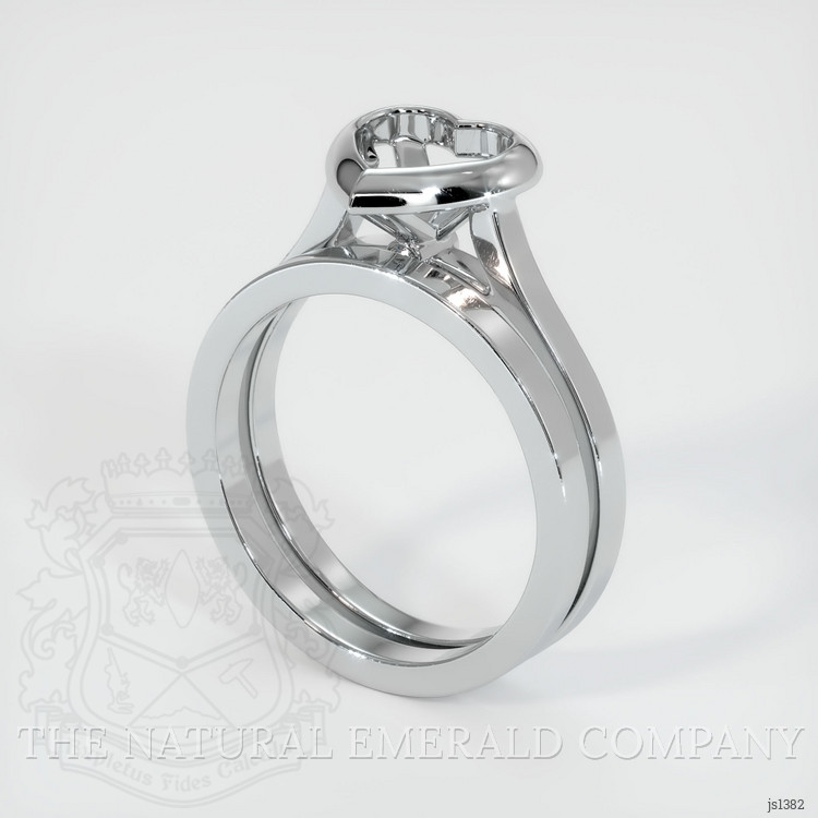 Silver Accent Stones Ring Setting