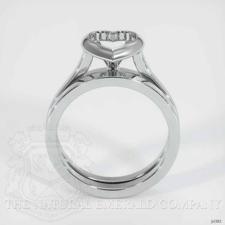 Silver Accent Stones Ring Setting