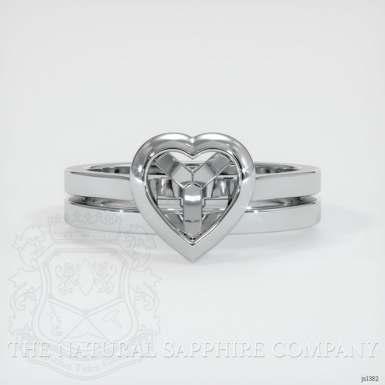 10K White Gold Accent Stones Ring Setting