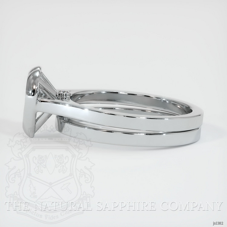 10K White Gold Accent Stones Ring Setting