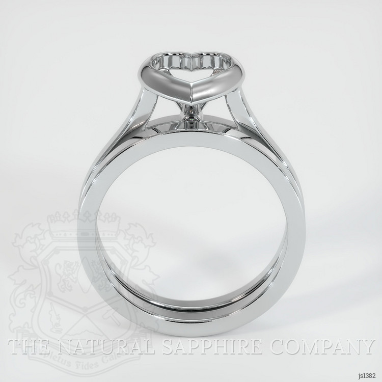 10K White Gold Accent Stones Ring Setting