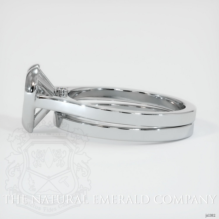 18K White Gold Accent Stones Ring Setting