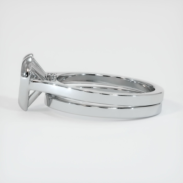 18K White Gold Accent Stones Ring Setting