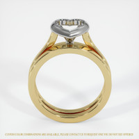 14K White & Yellow Accent Stones Ring Setting Image