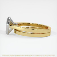 18K White & Yellow Accent Stones Ring Setting Image