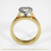 18K White & Yellow Accent Stones Ring Setting Image