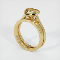 10K Yellow Gold Accent Stones Ring Setting Video