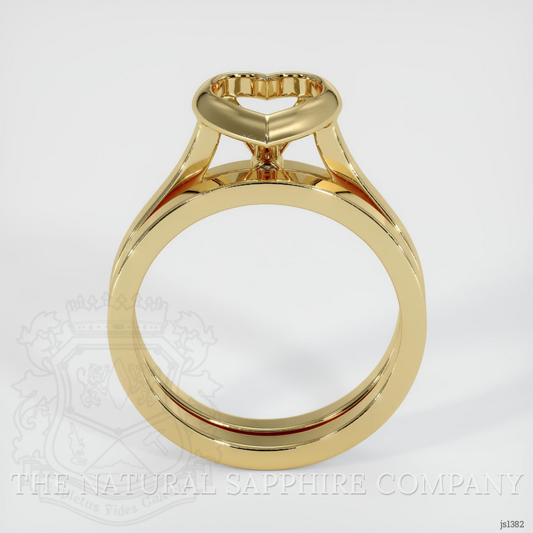14K Yellow Gold Accent Stones Ring Setting