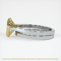 14K Yellow & White Accent Stones Ring Setting Image