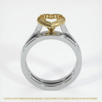 14K Yellow & White Accent Stones Ring Setting Image