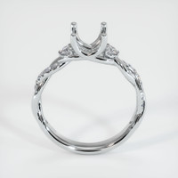 Platinum 950 Three Stone Ring Setting Image