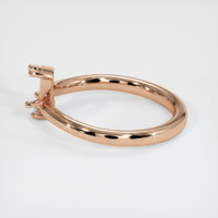 18K Rose Gold Accent Stones Ring Setting Image