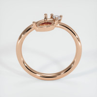 18K Rose Gold Accent Stones Ring Setting Image