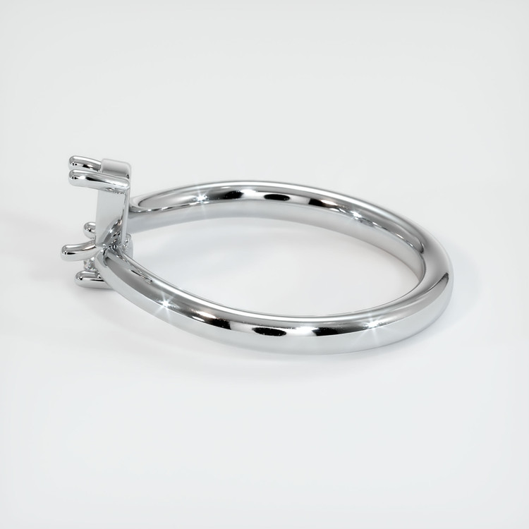 10K White Gold Accent Stones Ring Setting