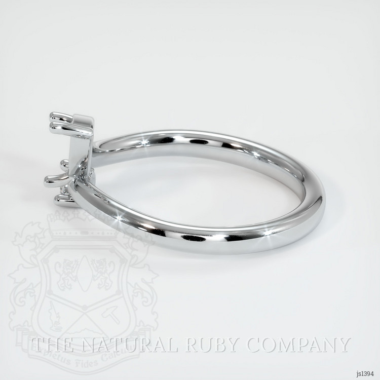 10K White Gold Accent Stones Ring Setting