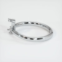 18K White Gold Accent Stones Ring Setting Image