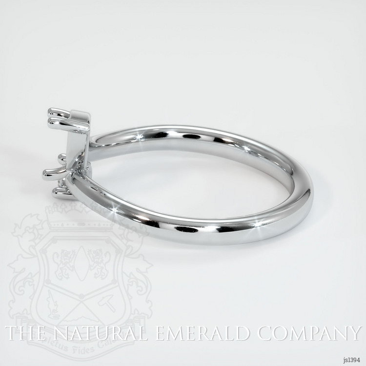 18K White Gold Accent Stones Ring Setting