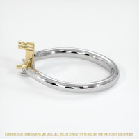 14K Yellow & White Accent Stones Ring Setting Image