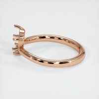 18K Rose Gold Accent Stones Ring Setting Image