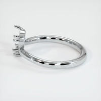 10K White Gold Accent Stones Ring Setting Image