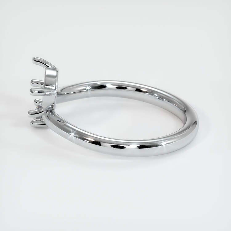 18K White Gold Accent Stones Ring Setting