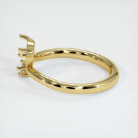 18K Yellow Gold Accent Stones Ring Setting Image