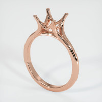 14K Rose Gold Solitaire Ring Setting Video