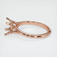 14K Rose Gold Solitaire Ring Setting Image