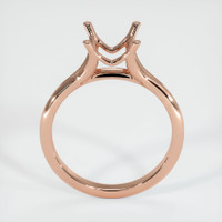 14K Rose Gold Solitaire Ring Setting Image