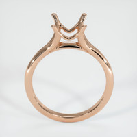 18K Rose Gold Solitaire Ring Setting Image
