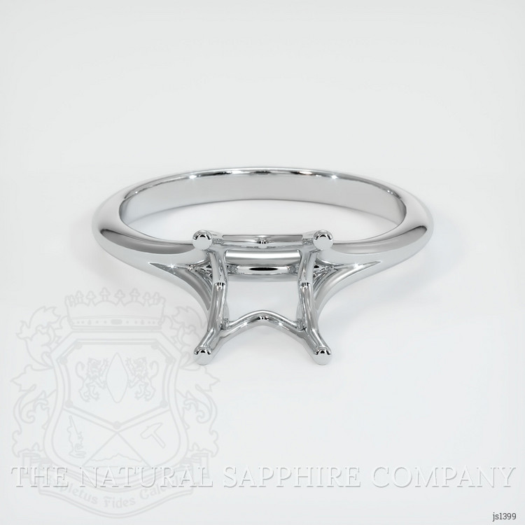Silver Solitaire Ring Setting