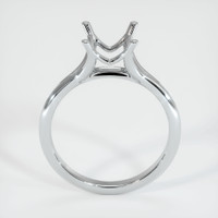 14K White Gold Solitaire Ring Setting Image