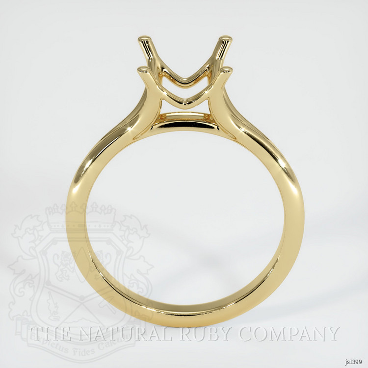 10K Yellow Gold Solitaire Ring Setting