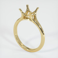 14K Yellow Gold Solitaire Ring Setting Video